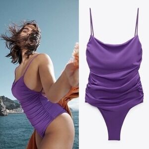 Zara Ruched swimsuit 0167/018